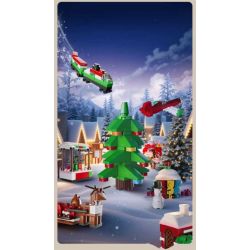 MouldKing 10164 Mould King 10164 LỊCH ĐẾM NGƯỢC GIÁNG SINH BLIND BOX POKE FUN bộ đồ chơi xếp lắp ráp ghép mô hình Creator Sáng Tạo 694 khối