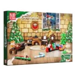 MouldKing 10165 Mould King 10165 LỊCH ĐẾM NGƯỢC GIÁNG SINH BLIND BOX POKE FUN bộ đồ chơi xếp lắp ráp ghép mô hình Creator Sáng Tạo 725 khối