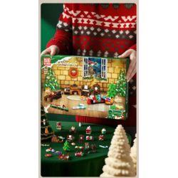 MouldKing 10165 Mould King 10165 LỊCH ĐẾM NGƯỢC GIÁNG SINH BLIND BOX POKE FUN bộ đồ chơi xếp lắp ráp ghép mô hình Creator Sáng Tạo 725 khối