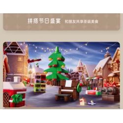 MouldKing 10165 Mould King 10165 LỊCH ĐẾM NGƯỢC GIÁNG SINH BLIND BOX POKE FUN bộ đồ chơi xếp lắp ráp ghép mô hình Creator Sáng Tạo 725 khối