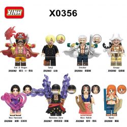 XINH 2066 2067 2068 2069 X0356 0356 2062 2063 2064 2065 NHÂN VẬT NHỎ ONE PIECE 8 LOẠI bộ đồ chơi xếp lắp ráp ghép mô hình Movie & Game Phim Và Trò Chơi