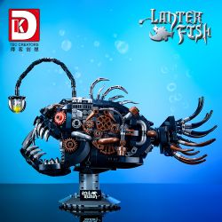 DK 7042 CÁ ĐÈN LỒNG CƠ KHÍ bộ đồ chơi xếp lắp ráp ghép mô hình LANTERN FISH 1038 khối