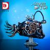DK 7042 CÁ ĐÈN LỒNG CƠ KHÍ bộ đồ chơi xếp lắp ráp ghép mô hình LANTERN FISH 1038 khối