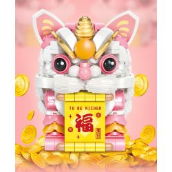 FEMIBOX S44050 44050 CHÚ RỒNG VÀNG NHỎ ĐẦY CỦA CẢI bộ đồ chơi xếp lắp ráp ghép mô hình Arts & Crafts 583 khối