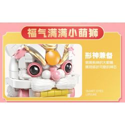 FEMIBOX S44050 44050 CHÚ RỒNG VÀNG NHỎ ĐẦY CỦA CẢI bộ đồ chơi xếp lắp ráp ghép mô hình Arts & Crafts 583 khối