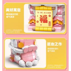 FEMIBOX S44050 44050 CHÚ RỒNG VÀNG NHỎ ĐẦY CỦA CẢI bộ đồ chơi xếp lắp ráp ghép mô hình Arts & Crafts 583 khối