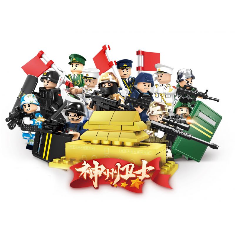 WOMA C1001 1001 NGƯỜI BẢO VỆ THẦN CHÂU 12 MẪU bộ đồ chơi xếp lắp ráp ghép mô hình City Thành Phố