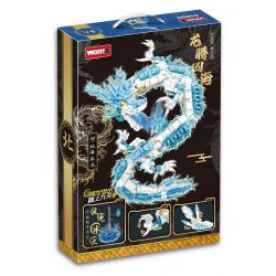 WOMA C0699 0699 RỒNG BAY VÒNG QUANH THẾ GIỚI BĂNG BIỂN BẮC bộ đồ chơi xếp lắp ráp ghép mô hình Movie & Game Phim Và Trò Chơi 858 khối