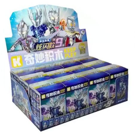 KEEPPLEY 75108 ULTRAMAN PHIÊN BẢN THỨ 9 CỦA RỰC RỠ BỐN ANH HÙNG BÍ ẨN ĐANG DI CHUYỂN. bộ đồ chơi xếp lắp ráp ghép mô hình Movie & Game Phim Và Trò Chơi