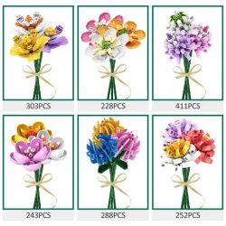 SEMBO 453031 HOA bộ đồ chơi xếp lắp ráp ghép mô hình Creator Sáng Tạo