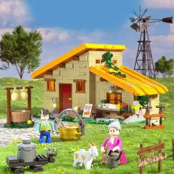LUMIBRICKS FUNWHOLE F9049 9049 PHÒNG TRANG TRẠI PHÔ MAI bộ đồ chơi xếp lắp ráp ghép mô hình City FARM LIFE CHEESE ROOM Thành Phố 867 khối