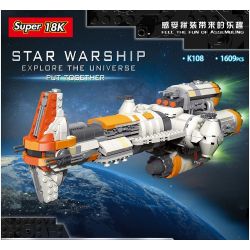 REBRICKABLE MOC-71412 71412 MOC71412 SUPER 18K K20008 20008 K108 non  HAMMER LIGHT FRATED. bộ đồ chơi xếp lắp ráp ghép mô hình Star Wars HAMMERHEAD CORVETTE LIGHTMAKER Chiến Tranh Giữa Các Vì Sao 1614 khối
