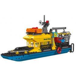 MouldKing 10134 Mould King 10134 TÀU THĂM DÒ DƯỚI NƯỚC bộ đồ chơi xếp lắp ráp ghép mô hình City MINI UNDERWATER EXPLORATION SHIP Thành Phố 380 khối