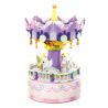 AMERICAN LEAGUE JX099 HỘP NHẠC BĂNG CHUYỀN VUI VẺ bộ đồ chơi xếp lắp ráp ghép mô hình MERRY GO ROUND 456 khối