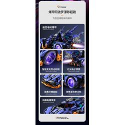 IM.MASTER QIHUI 9830-2 BẬC THẦY VŨ KHÍ SIÊU XE NỔ APOLLO DRIFT tỷ lệ 1:10 bộ đồ chơi xếp lắp ráp ghép mô hình Technic Kỹ Thuật Công Nghệ Cao Mô Hình Phương Tiện 2381 khối