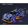 IM.MASTER QIHUI 9830-2 BẬC THẦY VŨ KHÍ SIÊU XE NỔ APOLLO DRIFT tỷ lệ 1:10 bộ đồ chơi xếp lắp ráp ghép mô hình Technic Kỹ Thuật Công Nghệ Cao Mô Hình Phương Tiện 2381 khối