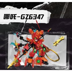 ZHEGAO GZ6347 6347 ANH HÙNG THẦN THOẠI 2.0 NEZHA bộ đồ chơi xếp lắp ráp ghép mô hình 375 khối