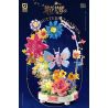 GUANJI BB032 HOA VÀ GIẤC MƠ CỦA BƯỚM bộ đồ chơi xếp lắp ráp ghép mô hình Arts & Crafts BUTTERFLY GARDEN 951 khối