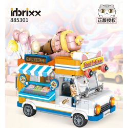 INBRIXX 885301 MỘT NHÓM MÈO XE TẢI HÌNH NÓN CỦA GUAZI bộ đồ chơi xếp lắp ráp ghép mô hình Movie & Game Phim Và Trò Chơi 622 khối