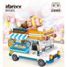 INBRIXX 885301 MỘT NHÓM MÈO XE TẢI HÌNH NÓN CỦA GUAZI bộ đồ chơi xếp lắp ráp ghép mô hình Movie & Game Phim Và Trò Chơi 622 khối