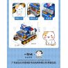 INBRIXX 885303 MỘT NHÓM MÈO XE BỌC THÉP CỦA DUMPLING bộ đồ chơi xếp lắp ráp ghép mô hình Movie & Game Phim Và Trò Chơi 628 khối