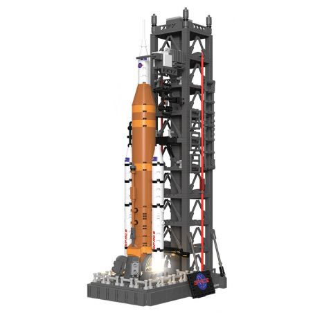 DK 7007 HẠ CÁNH LÊN MẶT TRĂNG HỆ THỐNG PHÓNG VÀO KHÔNG GIAN bộ đồ chơi xếp lắp ráp ghép mô hình City MOON LANDING PROGRAM SPACE Thành Phố 908 khối