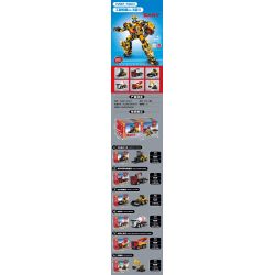 SEMBO 712067 712068 712069 712070 712071 712072 SANY HEAVY INDUSTRY 6 TỔ HỢP ROBOT KỸ THUẬT bộ đồ chơi xếp lắp ráp ghép mô hình City Thành Phố 1036 khối