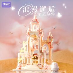 GEKKOSHA 801113 CUỘC GẶP GỠ LÃNG MẠN NHỊP TIM ĐÓNG BĂNG bộ đồ chơi xếp lắp ráp ghép mô hình Arts & Crafts ROMANTIC ENCOUNTER