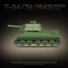 QuanGuan 100297 Quan Guan 100297 XE TĂNG HẠNG TRUNG T34/76 1943 CỦA LIÊN XÔ bộ đồ chơi xếp lắp ráp ghép mô hình Military Army T34/76[1943] MEDIUM TANK Quân Sự Bộ Đội 415 khối