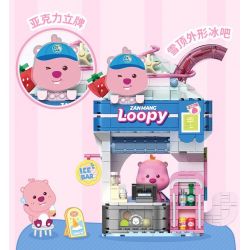 TOP TOY TC2328 2328 ZANMANG LOOPY VUI NHỘN RỬA TỎI bộ đồ chơi xếp lắp ráp ghép mô hình 380 khối