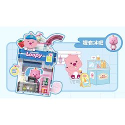 TOP TOY TC2329 2329 ZANMANG LOOPY FUN LI YOUBING BAR bộ đồ chơi xếp lắp ráp ghép mô hình 380 khối