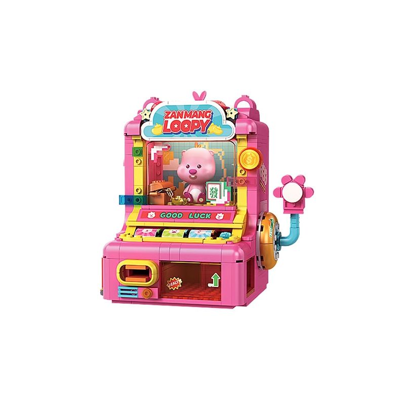 TOP TOY TC2330 2330 ZANMANG LOOPY THÚ VỊ CHÚ GẤU TRÚC LAO VÀO TRANH GIÀNH VÀNG bộ đồ chơi xếp lắp ráp ghép mô hình 380 khối