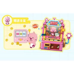 TOP TOY TC2330 2330 ZANMANG LOOPY THÚ VỊ CHÚ GẤU TRÚC LAO VÀO TRANH GIÀNH VÀNG bộ đồ chơi xếp lắp ráp ghép mô hình 380 khối