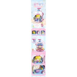 TOP TOY TC2330 2330 ZANMANG LOOPY THÚ VỊ CHÚ GẤU TRÚC LAO VÀO TRANH GIÀNH VÀNG bộ đồ chơi xếp lắp ráp ghép mô hình 380 khối