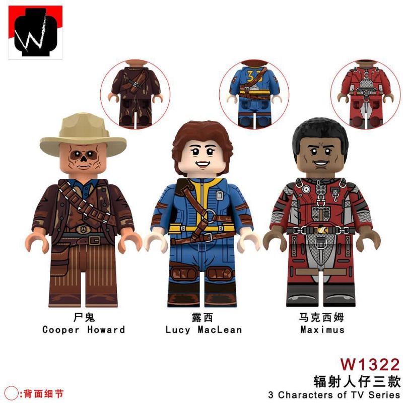 DY_MINIFIGS W1322 1322 FALLOUT 3 NHÂN VẬT NHỎ bộ đồ chơi xếp lắp ráp ghép mô hình Movie & Game Phim Và Trò Chơi