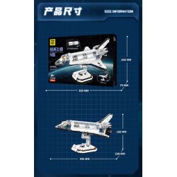 TOP TOY TC1416 1416 TÀU CON THOI LOẠI bộ đồ chơi xếp lắp ráp ghép mô hình Creator SPACE SHUTTLE N Sáng Tạo 620 khối