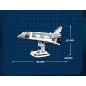 TOP TOY TC1416 1416 TÀU CON THOI LOẠI bộ đồ chơi xếp lắp ráp ghép mô hình Creator SPACE SHUTTLE N Sáng Tạo 620 khối