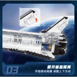 TOP TOY TC1416 1416 TÀU CON THOI LOẠI bộ đồ chơi xếp lắp ráp ghép mô hình Creator SPACE SHUTTLE N Sáng Tạo 620 khối