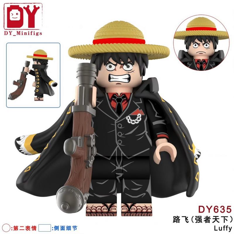 DY_MINIFIGS DY635 LUFFY (THẾ GIỚI MẠNH NHẤT) bộ đồ chơi xếp lắp ráp ghép mô hình Movie & Game Phim Và Trò Chơi