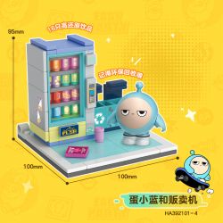 WISE BLOCK AULDEY HA392101 392101 TIỆC DANXIAO CẢNH NHẬN PHÒNG ĐẢO 4 LOẠI DANXIAOHEI VÀ GIAN HÀNG DJ DANXIAOFEN BIỂN CHỈ ĐƯỜNG DANXIAOHUANG MÁY CHƠI ĐIỆN TỬ DANXIAOLAN BÁN TỰ ĐỘNG bộ đồ chơi xếp lắp ráp ghép mô hình Movie & Game Phim Và Trò Chơi