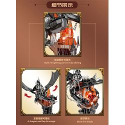 DK 7043 THÁP TỐI bộ đồ chơi xếp lắp ráp ghép mô hình The Lord Of The Rings Chúa Nhẫn 997 khối