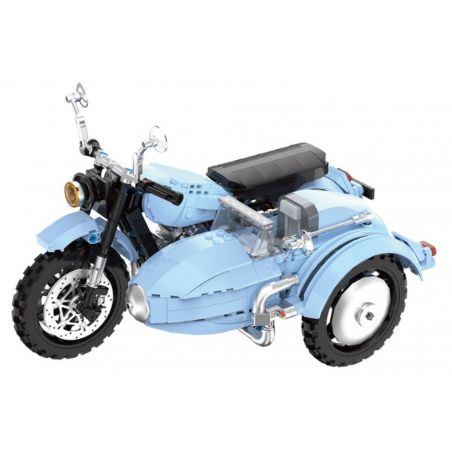 DK 7038 XE MÁY SIDECAR MA THUẬT CỦA HAGRID bộ đồ chơi xếp lắp ráp ghép mô hình Harry Potter MAGIC SIDECAR MOTORCYCLE Chú Bé Phù Thủy 700 khối