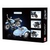 DK 7038 XE MÁY SIDECAR MA THUẬT CỦA HAGRID bộ đồ chơi xếp lắp ráp ghép mô hình Harry Potter MAGIC SIDECAR MOTORCYCLE Chú Bé Phù Thủy 700 khối