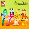 DK 5004 HÌNH CHỮ ĐỘNG VẬT NGỘ NGHĨNH bộ đồ chơi xếp lắp ráp ghép mô hình Creator ANIMALS BRICK Sáng Tạo 1151 khối