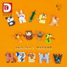 DK 5004 HÌNH CHỮ ĐỘNG VẬT NGỘ NGHĨNH bộ đồ chơi xếp lắp ráp ghép mô hình Creator ANIMALS BRICK Sáng Tạo 1151 khối
