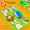 DK 5004 HÌNH CHỮ ĐỘNG VẬT NGỘ NGHĨNH bộ đồ chơi xếp lắp ráp ghép mô hình Creator ANIMALS BRICK Sáng Tạo 1151 khối