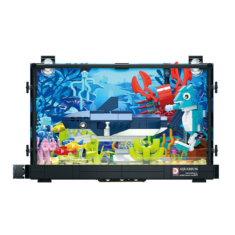DK 7020 THỦY CUNG CÁ MẬP ĐẠI DƯƠNG bộ đồ chơi xếp lắp ráp ghép mô hình Creator ATLANTIS WORLD AQUARIA Sáng Tạo 648 khối
