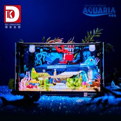 DK 7020 THỦY CUNG CÁ MẬP ĐẠI DƯƠNG bộ đồ chơi xếp lắp ráp ghép mô hình Creator ATLANTIS WORLD AQUARIA Sáng Tạo 648 khối