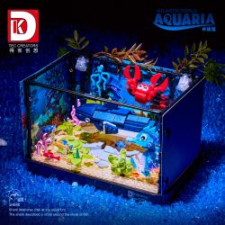 DK 7020 THỦY CUNG CÁ MẬP ĐẠI DƯƠNG bộ đồ chơi xếp lắp ráp ghép mô hình Creator ATLANTIS WORLD AQUARIA Sáng Tạo 648 khối