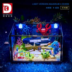 DK 7020 THỦY CUNG CÁ MẬP ĐẠI DƯƠNG bộ đồ chơi xếp lắp ráp ghép mô hình Creator ATLANTIS WORLD AQUARIA Sáng Tạo 648 khối